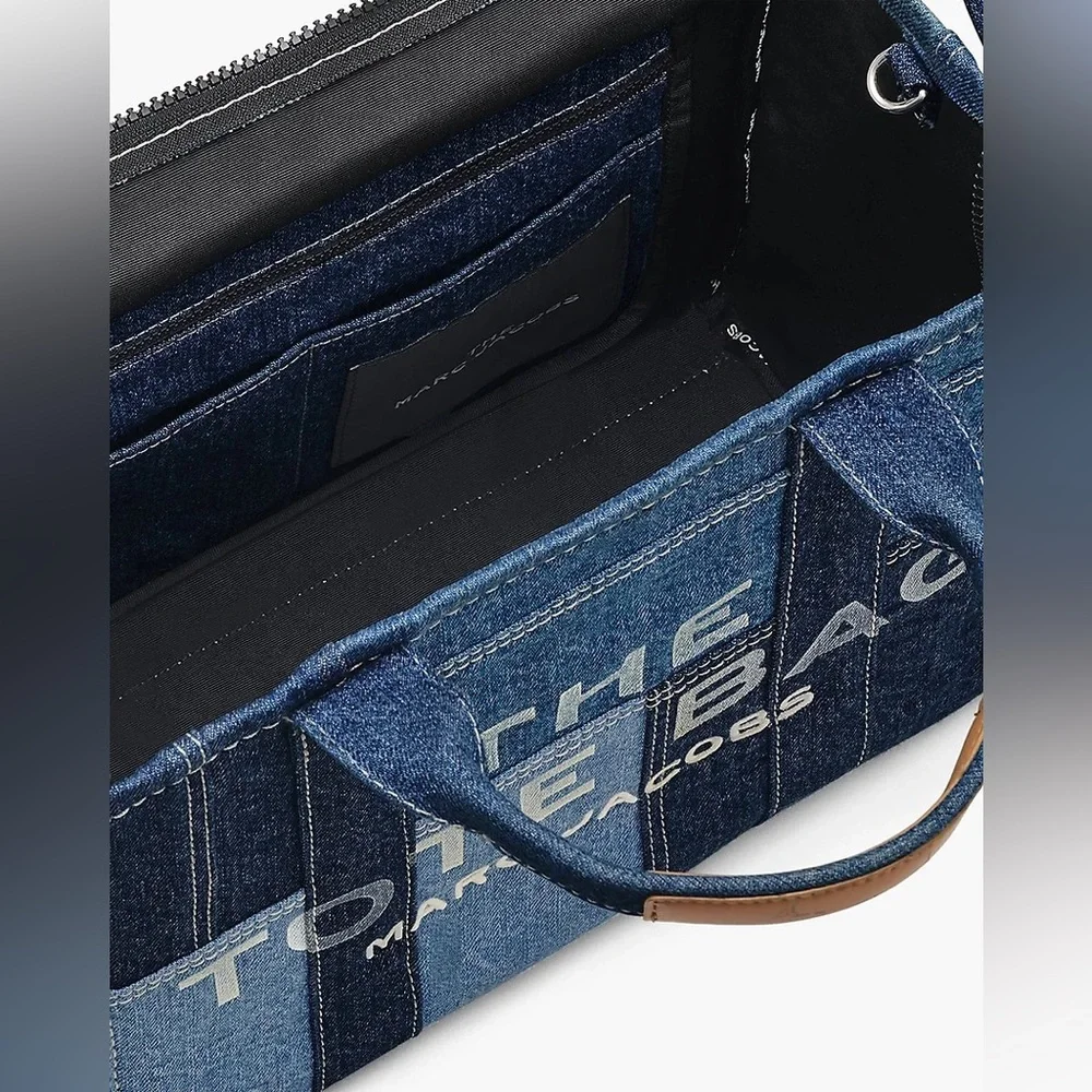 Marc Jacobs The Denim Medium Tote Bag - Picture 4 of 13